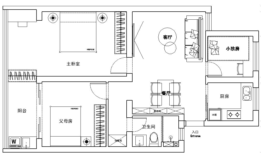 平面方案一