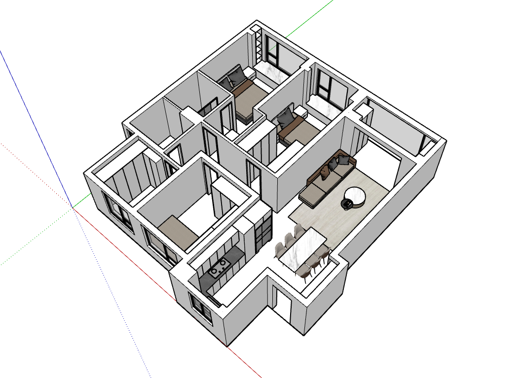 溫州之翼3D模型